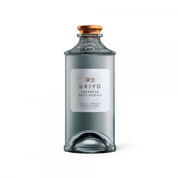 VODKA UKIYO JAPANESE RICE 0.70 L. - Vodka de Suecia