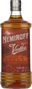 VODKA NEMIROFF HONEY PEPPER UKRAINE 1L.