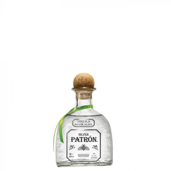 PETACA TEQUILA PATRON SILVER 0.20 L. - Tequila de Mjico