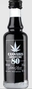 MINIATURA ABSENTA CANNABIS 80� NEGRA