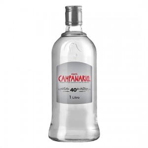 PISCO CAMPANARIO TRANSPARENTE 40 1 L.