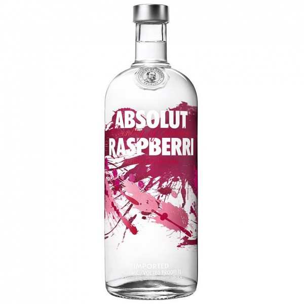 VODKA ABSOLUT RASPBERRI 1 L. - Vodka de Suecia